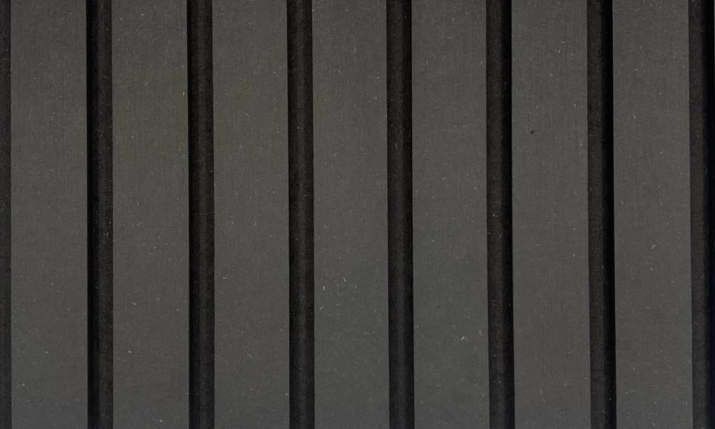Black Slat Wall Panelling