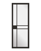 Soho Black Geometric Internal Door