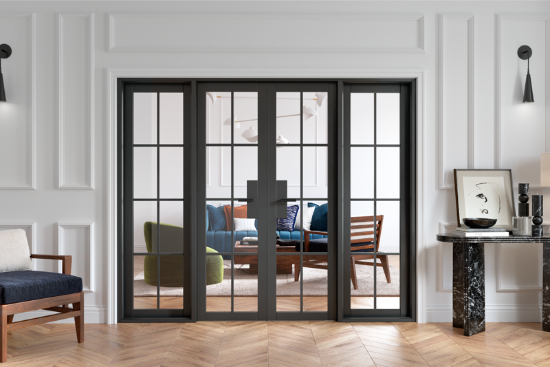 Soho Black Crittall Syle Room Dividers