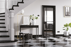 Soho Black Geometric Internal Door