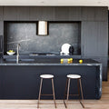 Black Mini Ribbed Wall Panelling