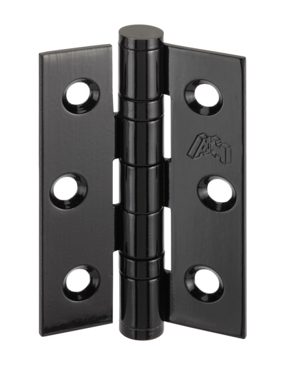 Soho Black Door Hinges x 3