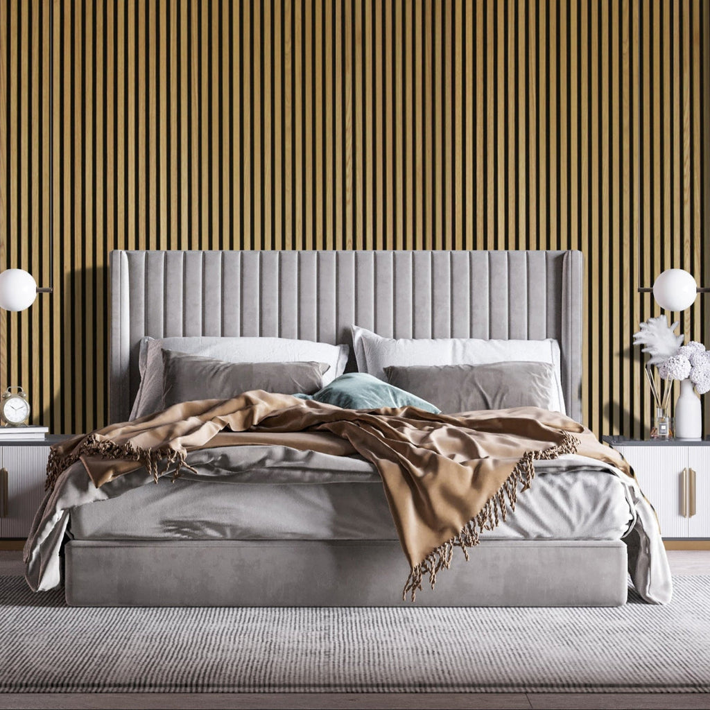 Acoustic Slat Wall Panels - Natural Oak