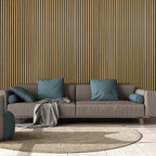 Acoustic Slat Wall Panels - Natural Oak