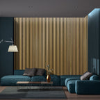 Acoustic Slat Wall Panels - Natural Oak