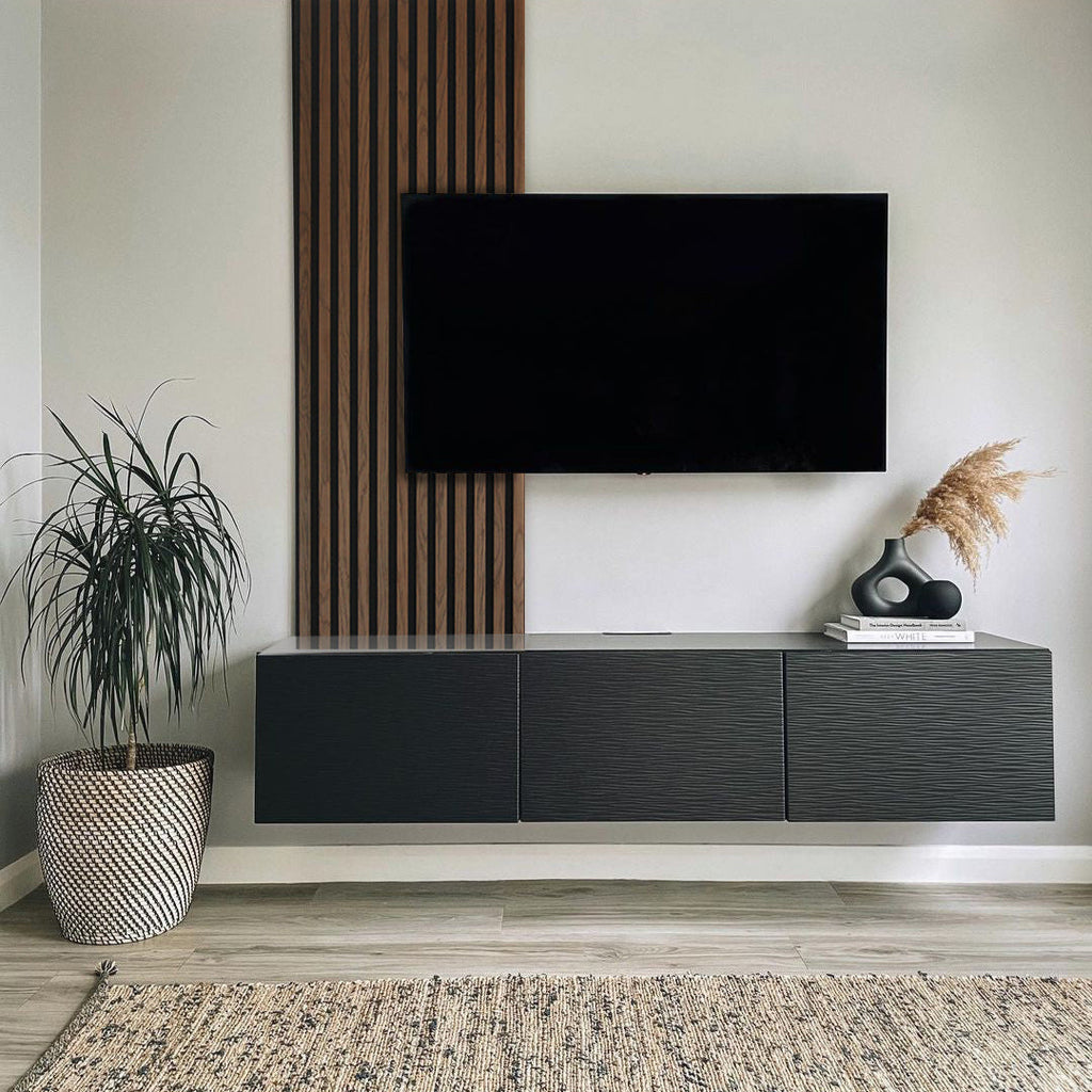 Acoustic Slat Wall Panelling - Walnut