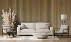 Acoustic Slat Wall Panelling - Natural Oak