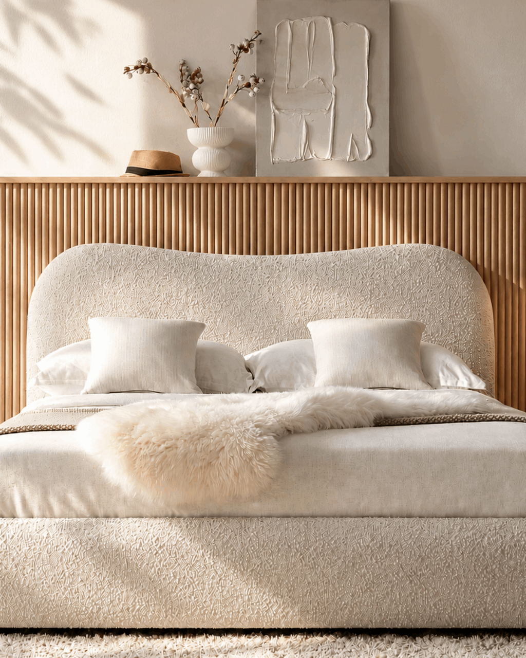 Oak Ribbed Flexible Wall Panels