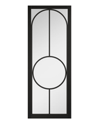 Soho Black Arched Circle Internal Door