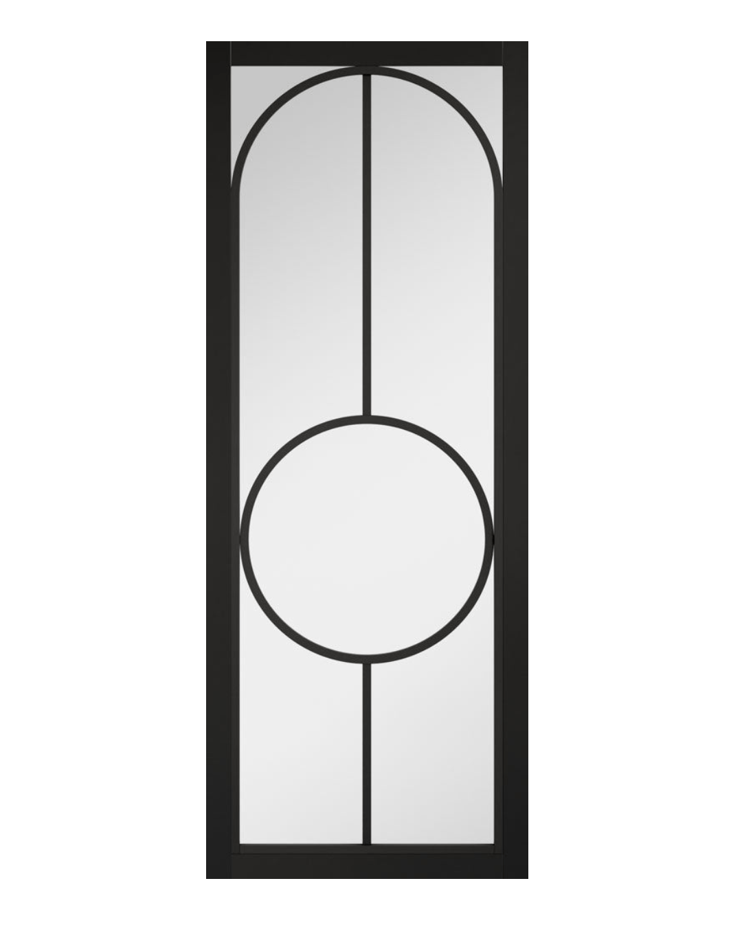 Soho Black Arched Circle Internal Door