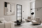 Soho Black 4 Panel Internal Door