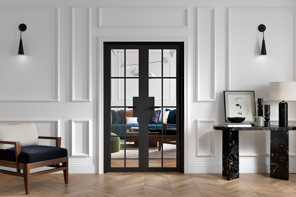 Soho Black Crittall Syle Room Dividers