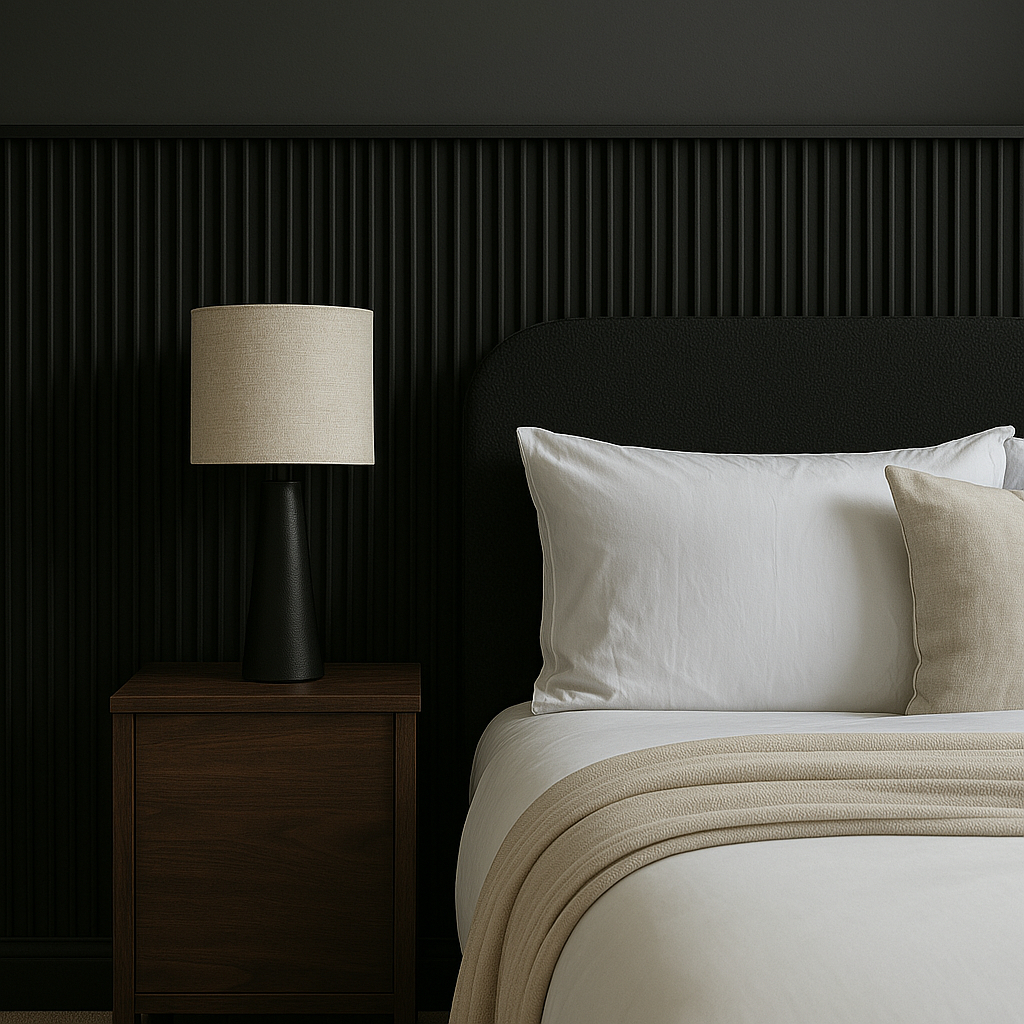 Dado Rail for Black Wall Panels
