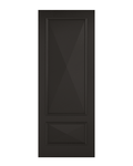 Slone Two Panel Black Internal Door