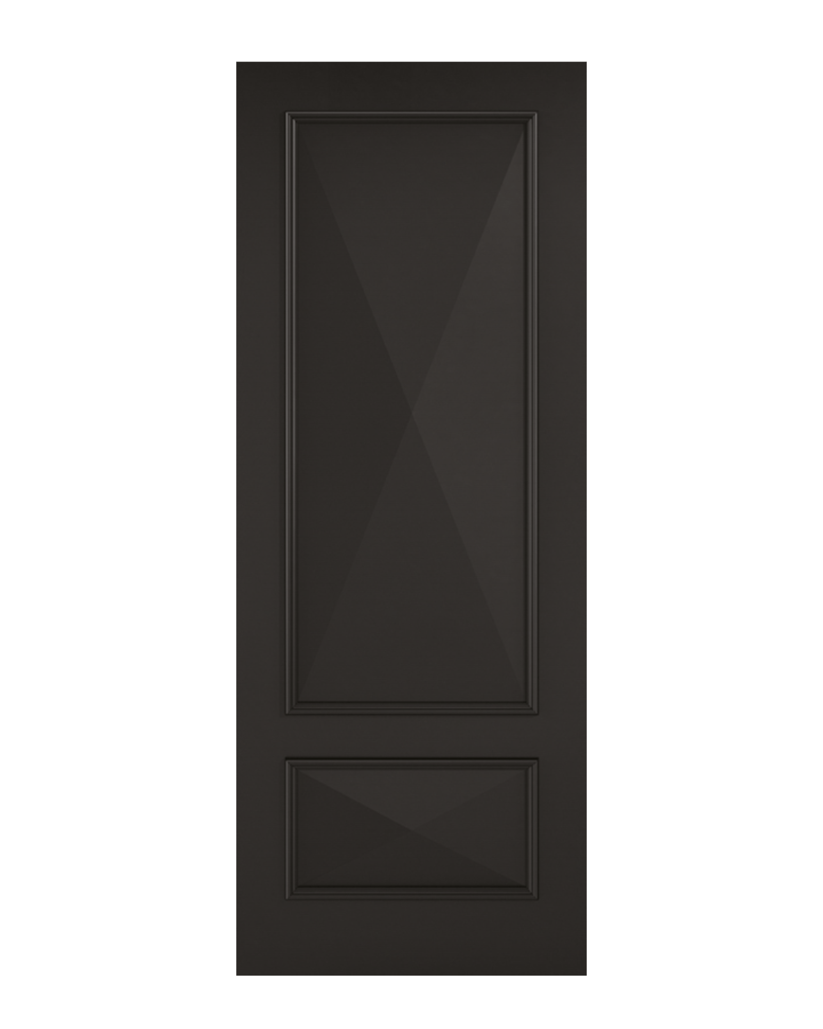 Slone Two Panel Black Internal Door