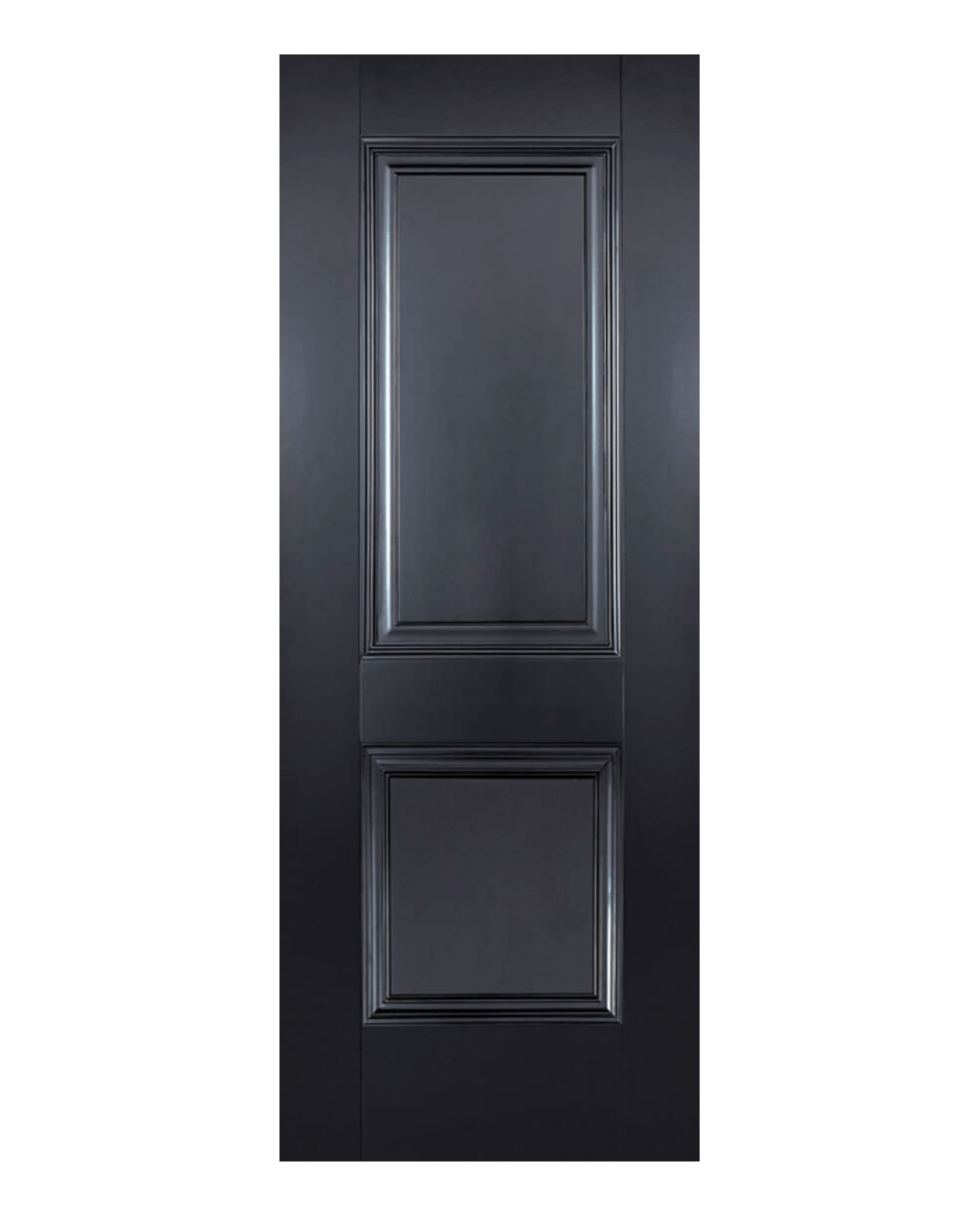 Kensington Two Panel Black Internal Door