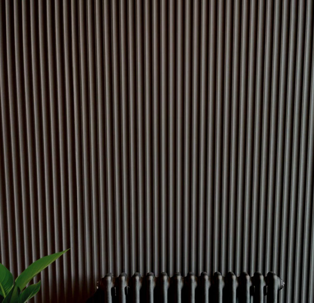 Black Mini Fluted Wall Panelling
