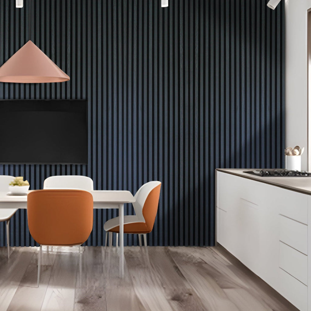 Acoustic Slat Wall Panels - Charcoal