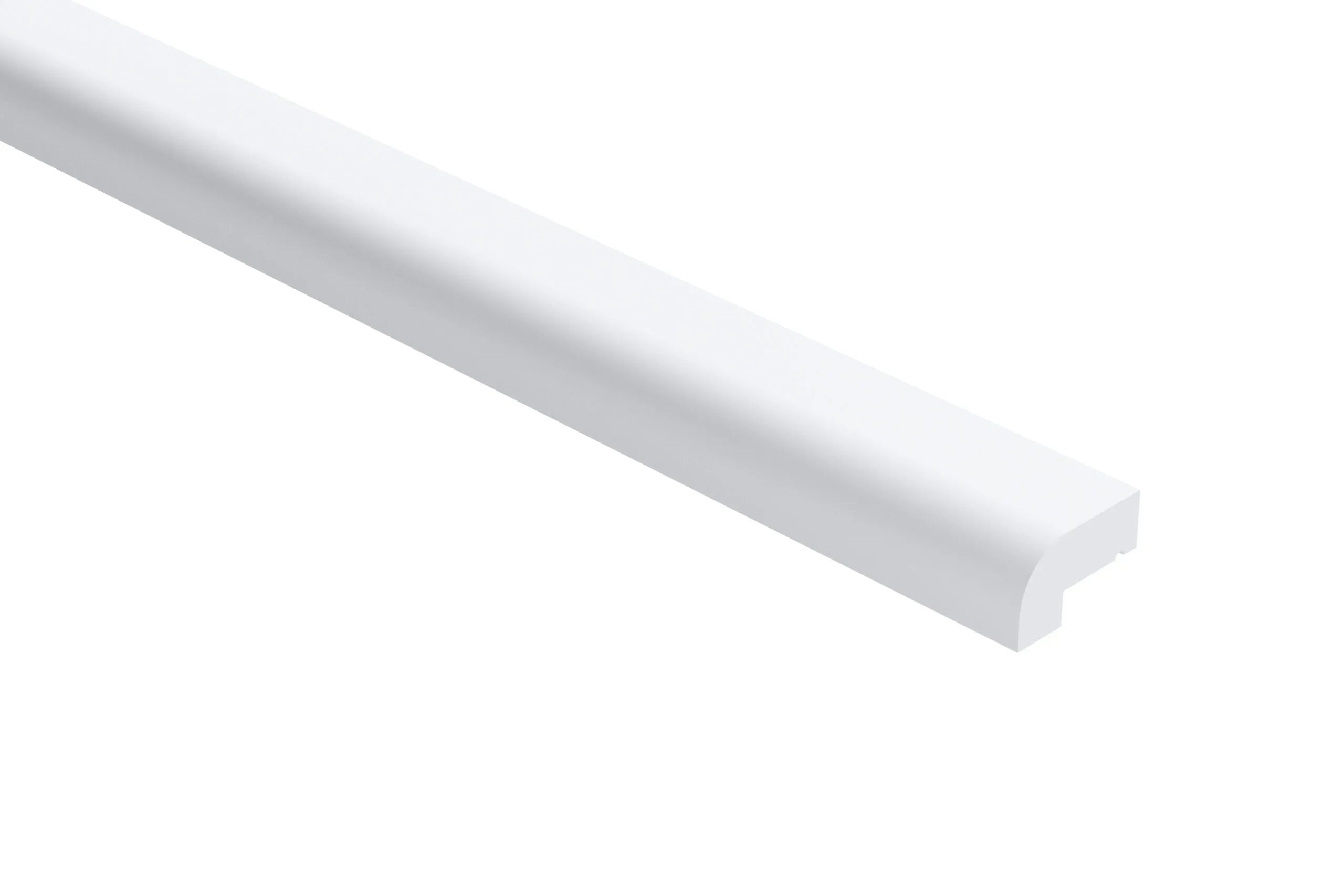 Gently Rounded Top Trim for Wall Panels