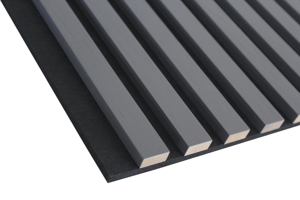 Acoustic Slat Wall Panels - Charcoal
