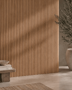 Oak Ribbed Flexible Wall Panels