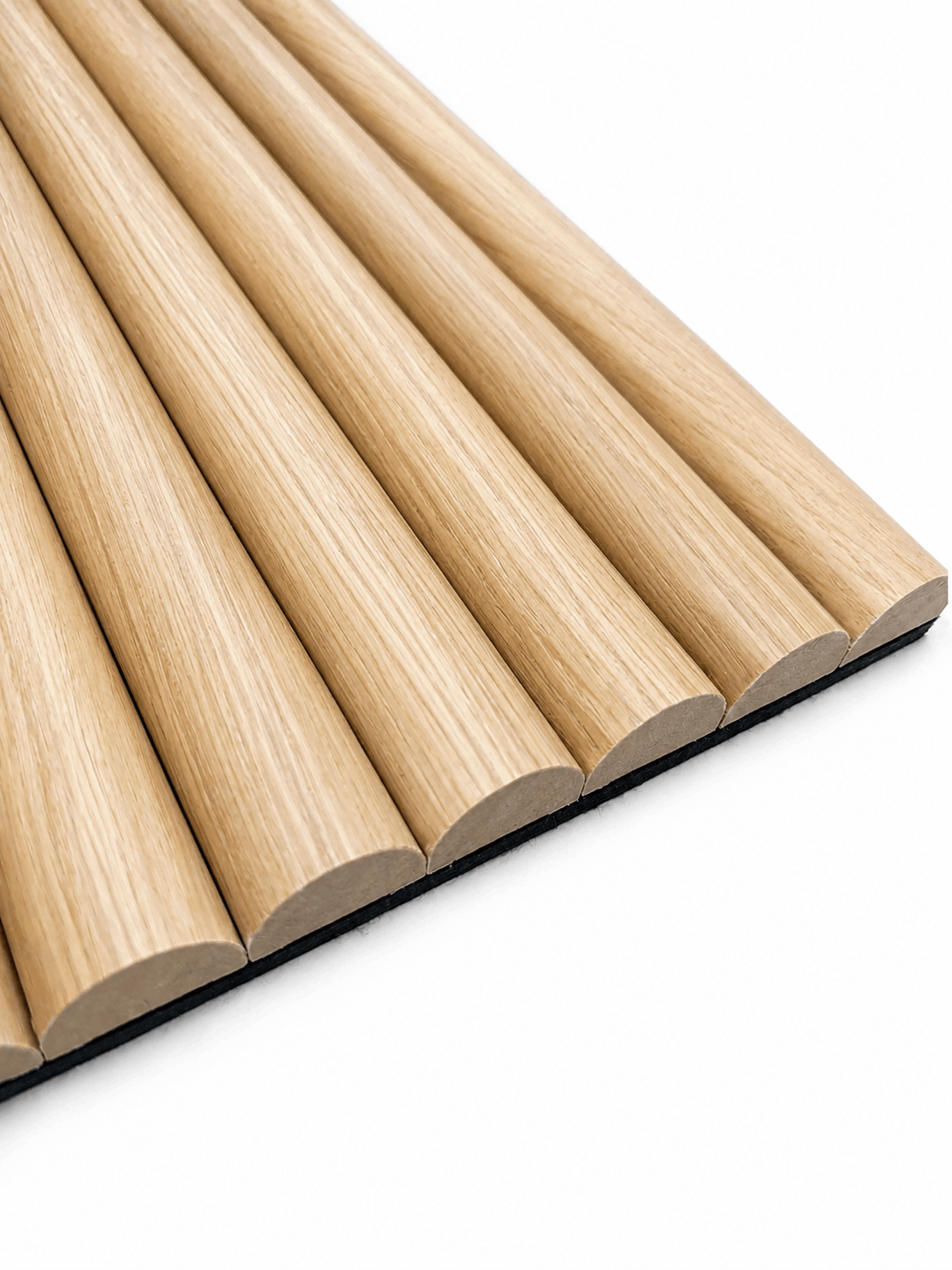 Oak Ribbed Flexible Wall Panel Sample