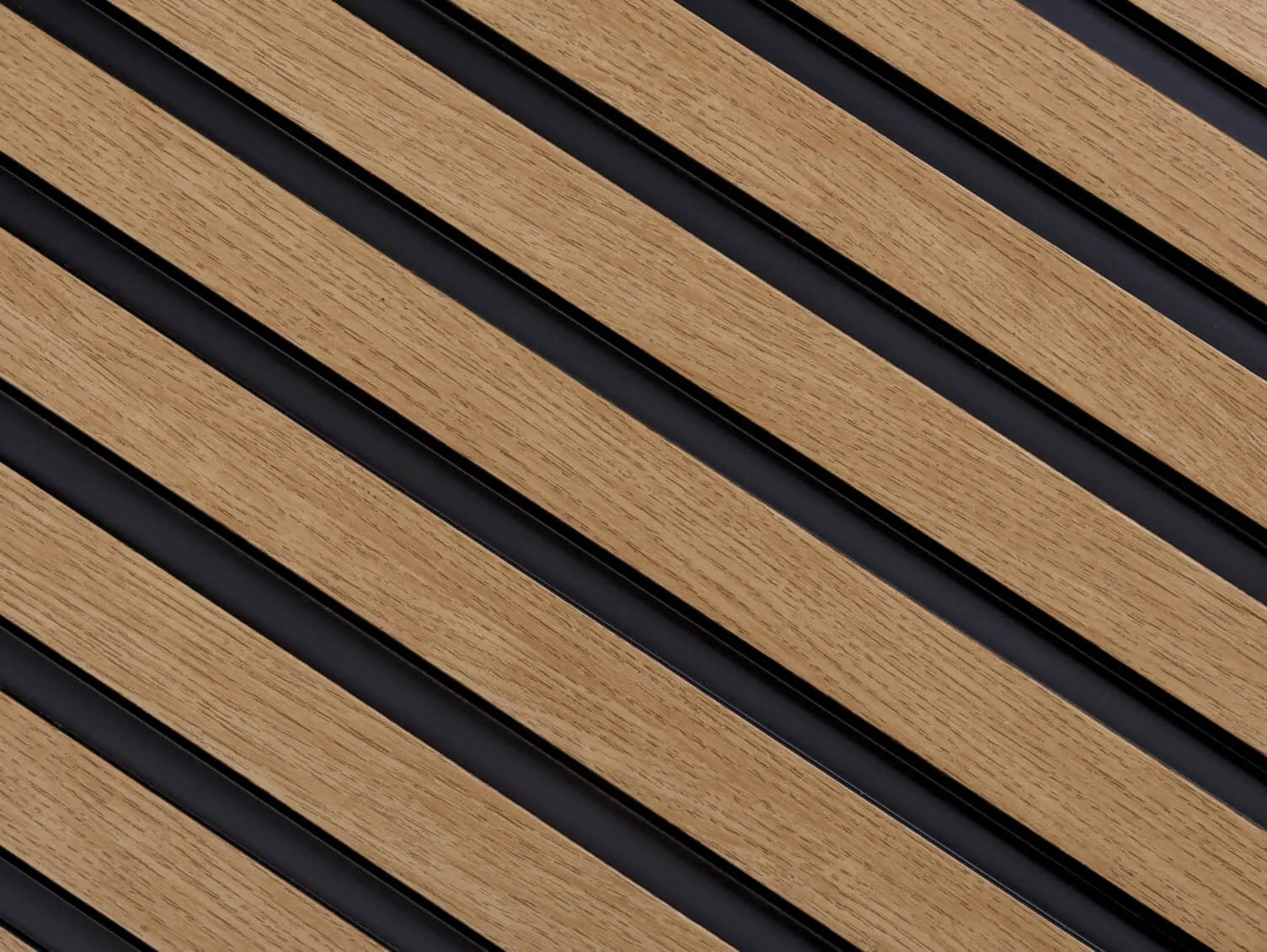 Waterproof Classic Oak Slat Wall Panels