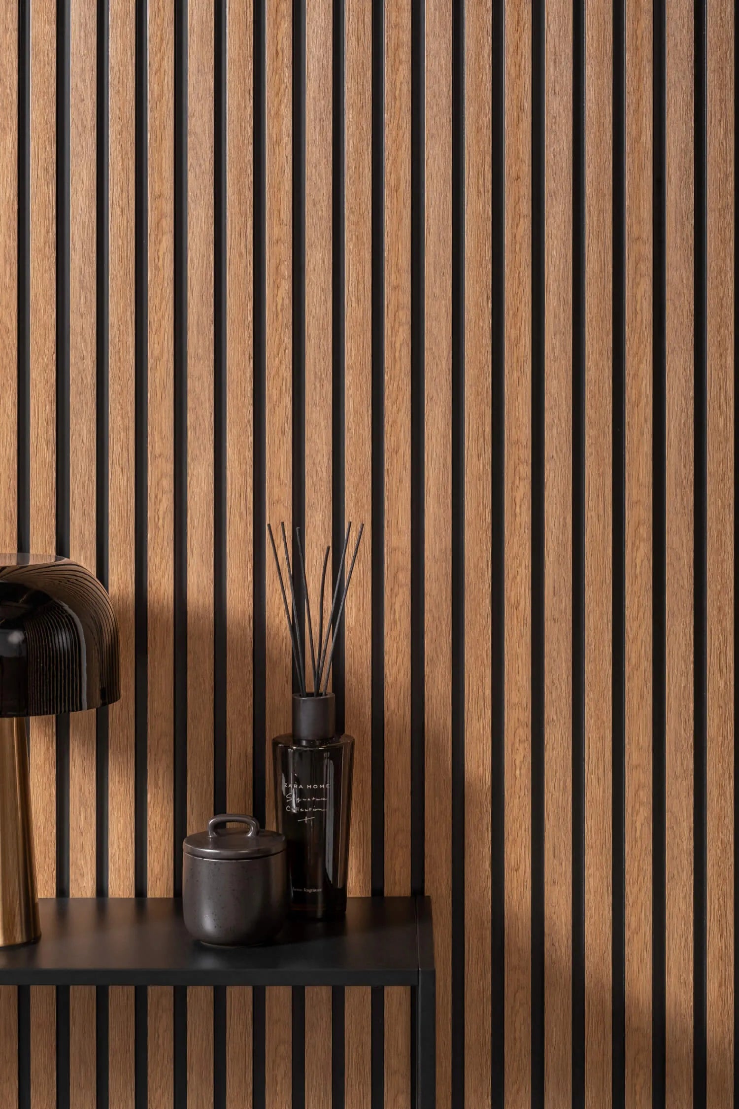 Waterproof Oak Slat Panel Samples