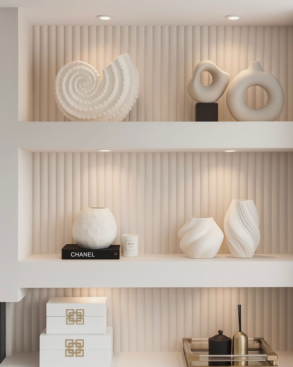 Ribbed Wall Panelling