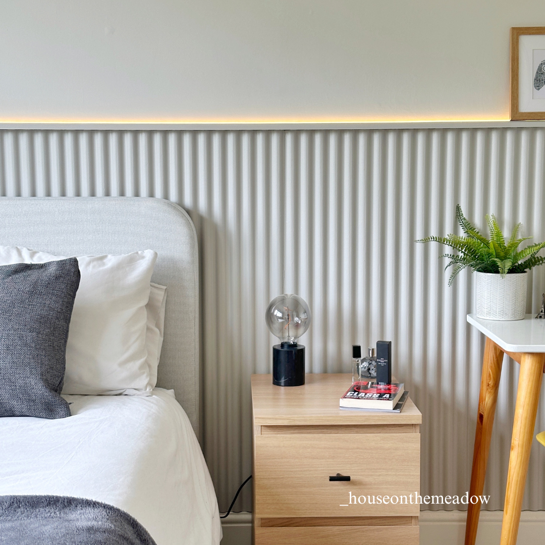 Soft Ribbed Wall Panelling