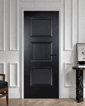 Kensington Three Panel Black Internal Door