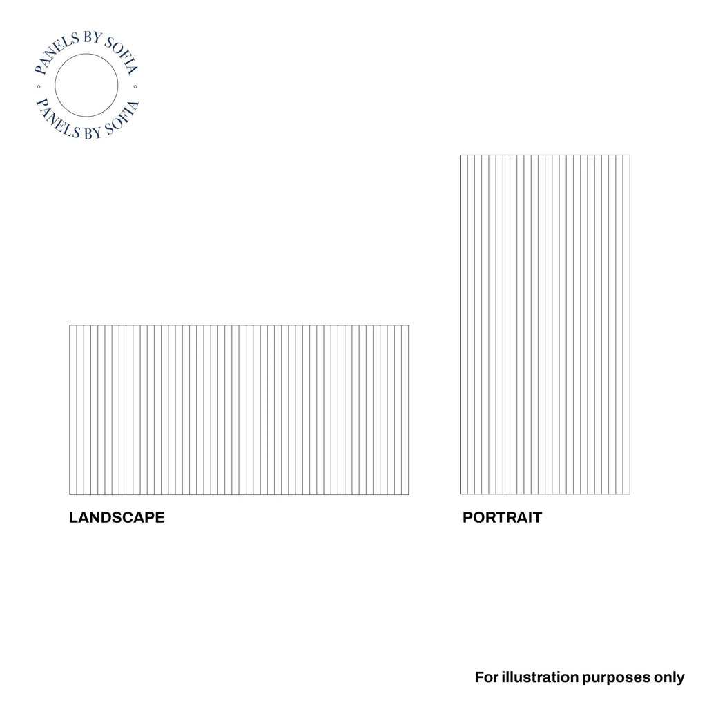 Black Ribbed Wall Panelling
