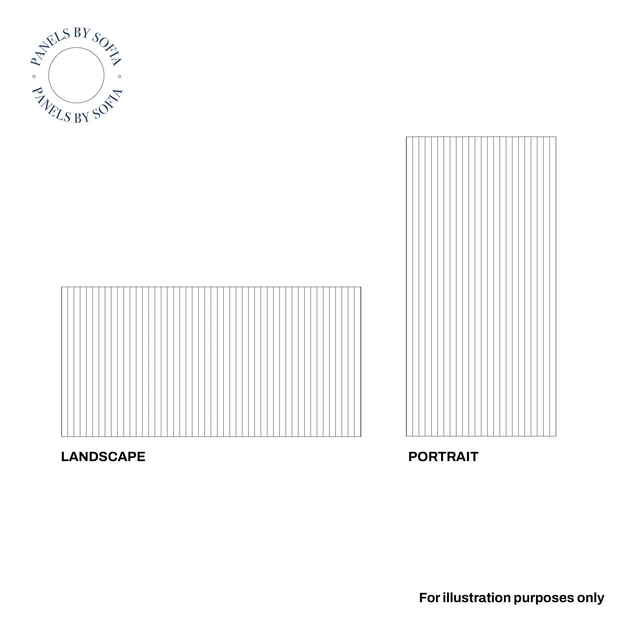 Black Ribbed Wall Panelling