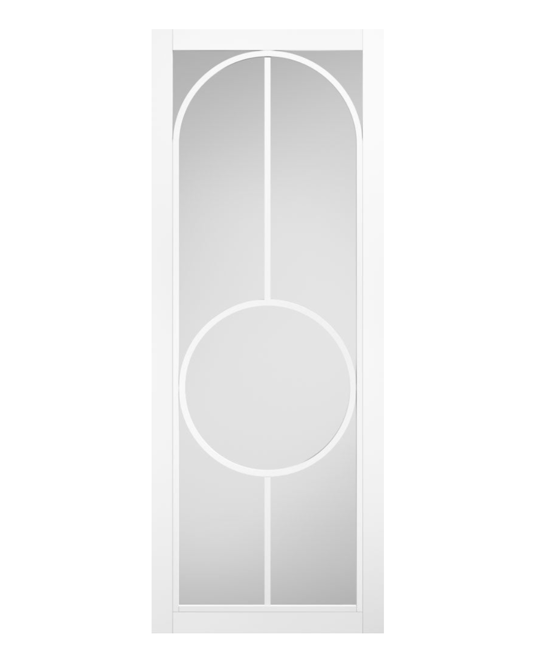 Soho White Arched Circle Internal Door