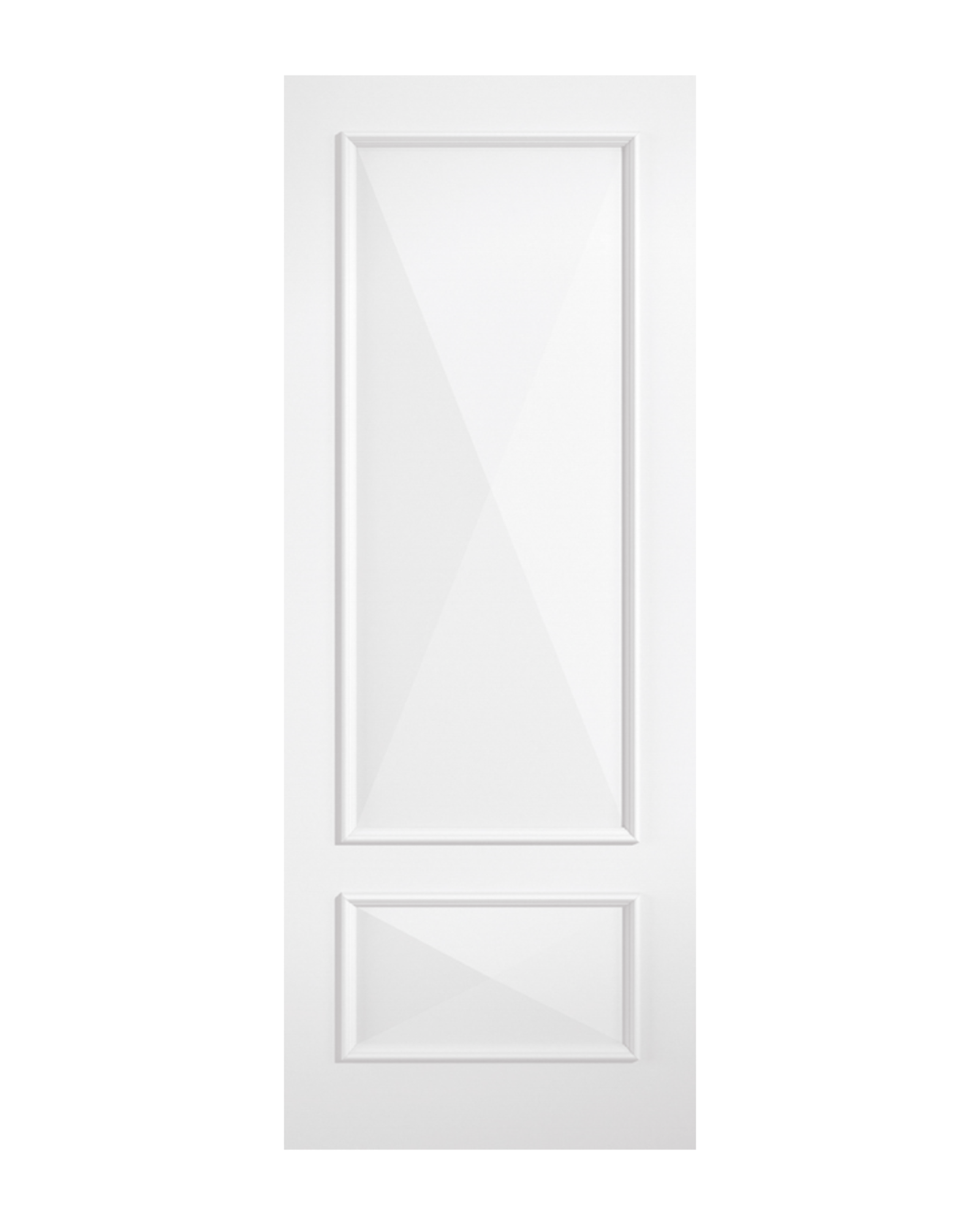 Slone Two Panel White Internal Door