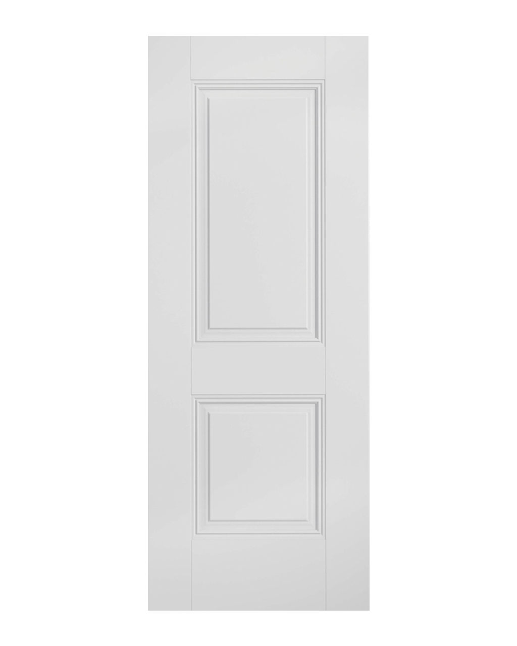Kensington Two Panel White Internal Door